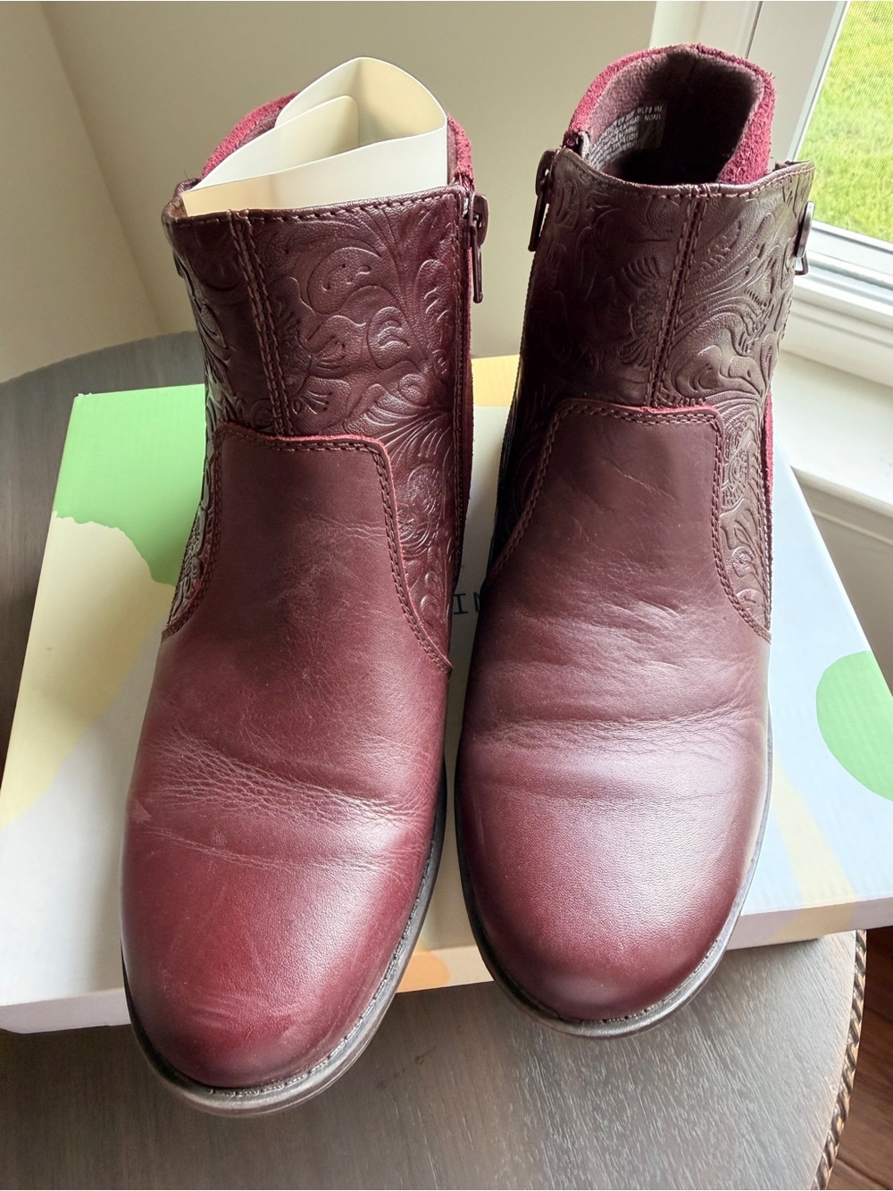 Earth Origins Navigate Noah Leather & Suede Ankle Boots Size 9 Very Good Cond. - Picture 2 of 14